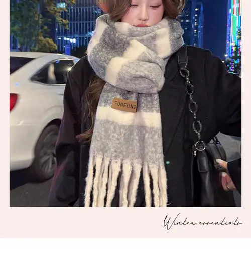 围巾买什么颜色好看