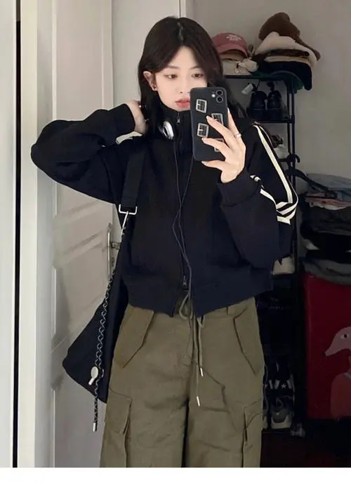 女的休闲夹克外套怎么搭配图片2015