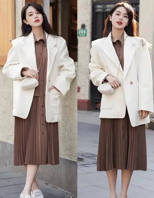 长的白穿白色的衣服怎么搭配