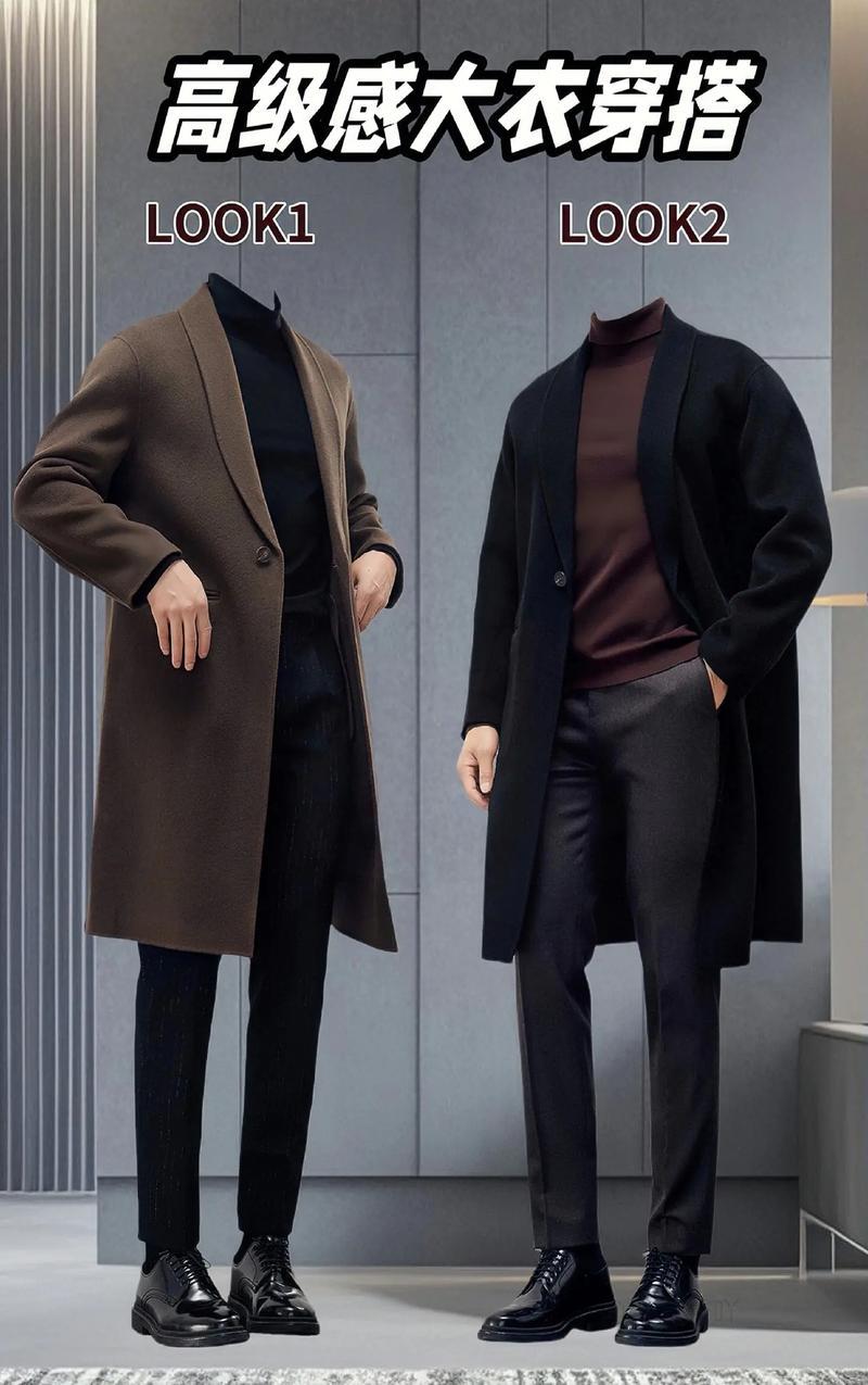 男大衣配什么鞋子好看