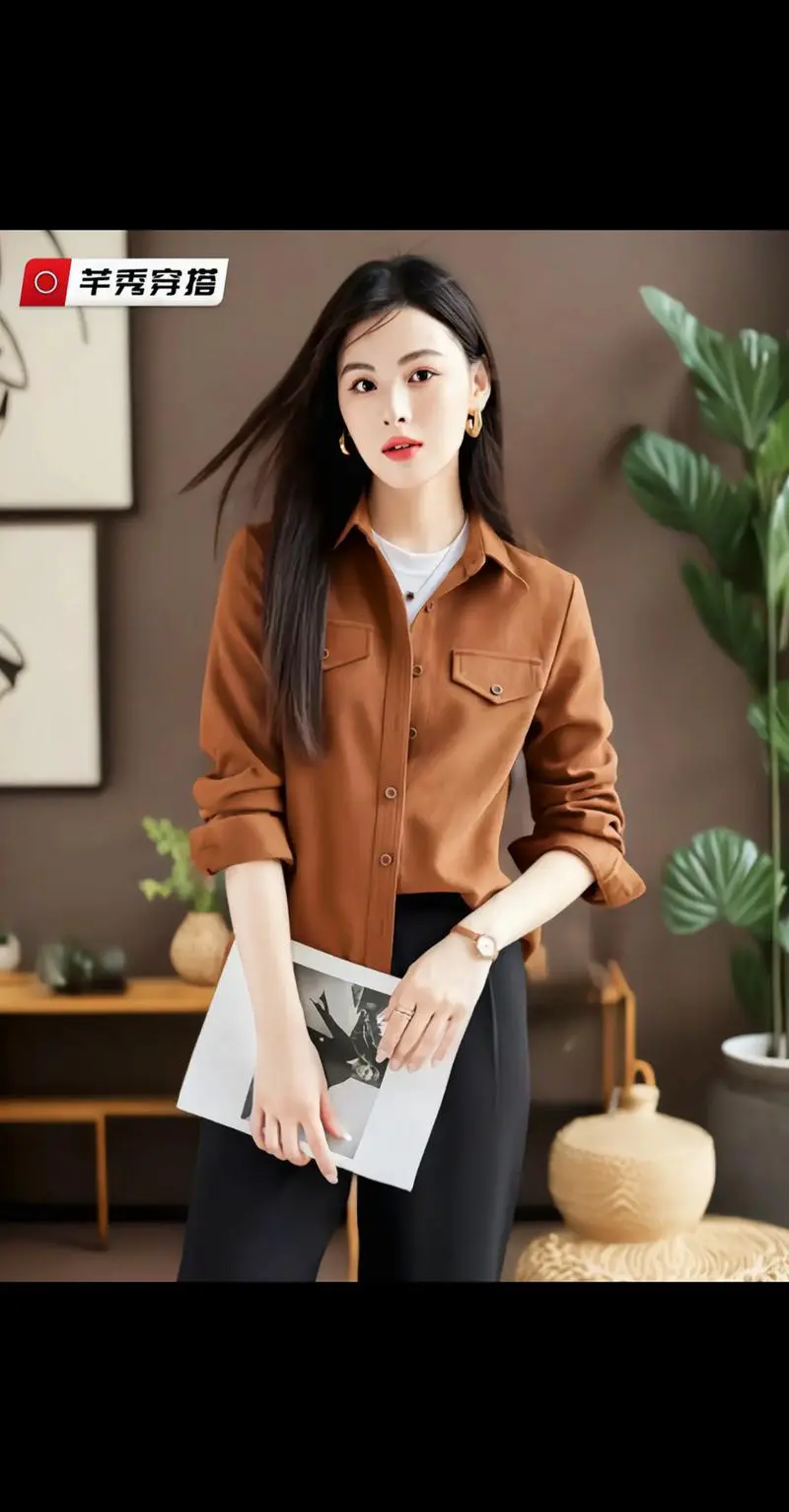 加绒衬衫怎么搭配才好看