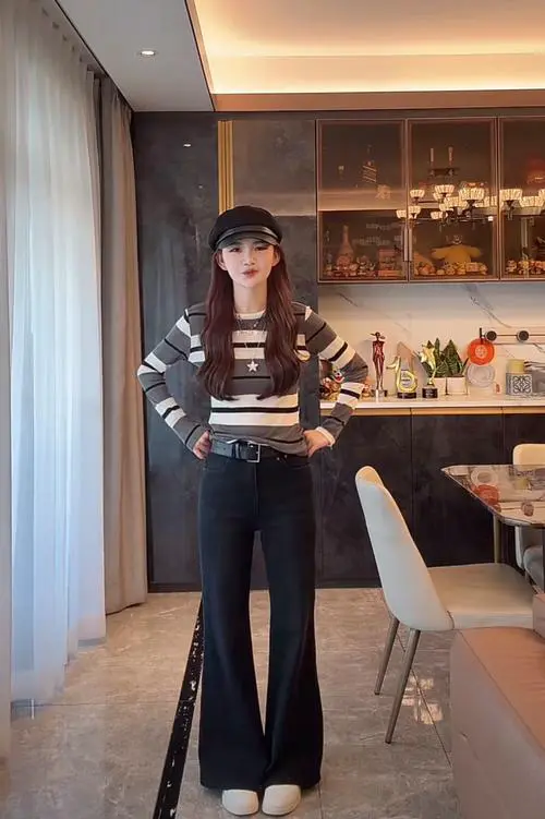 长款体恤外套怎么搭配