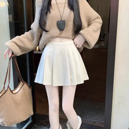 百褶裙子怎么搭配