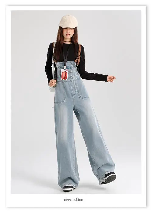 秋冬季背带裤怎么搭配