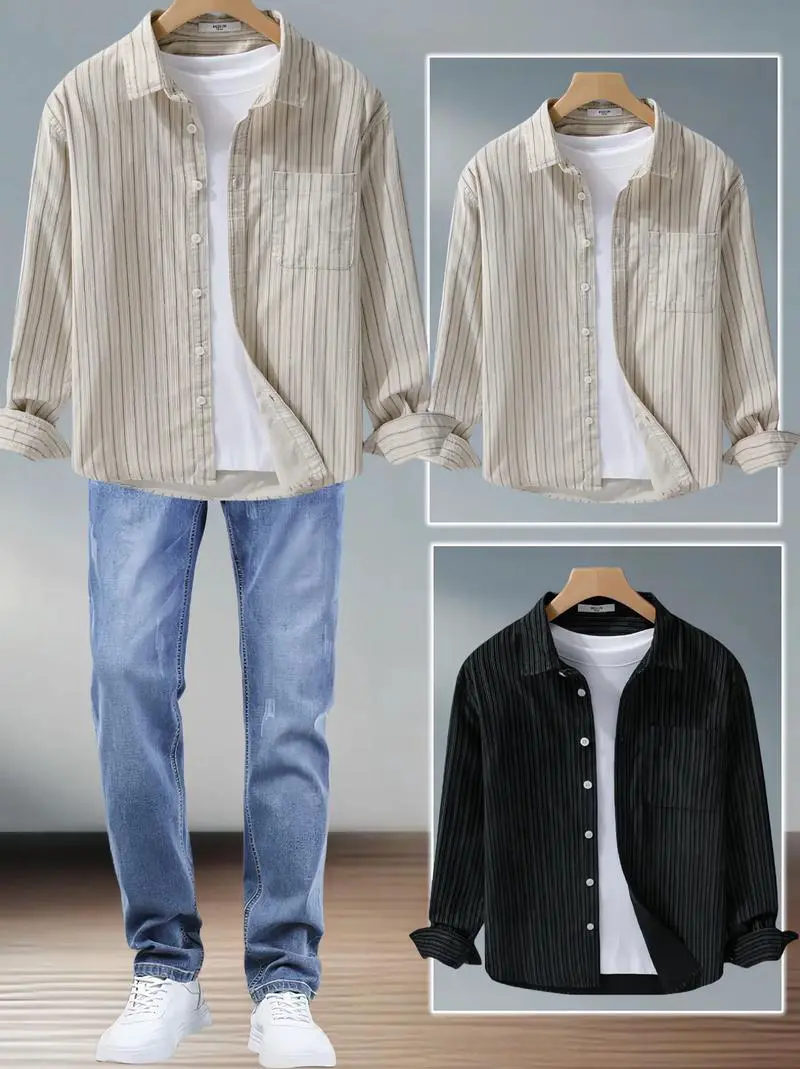 条绒衬衣怎么搭配