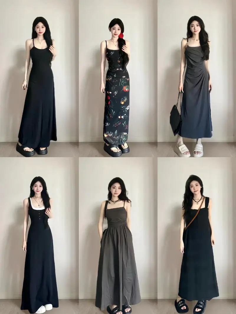 女生长裙怎么搭配图片欣赏