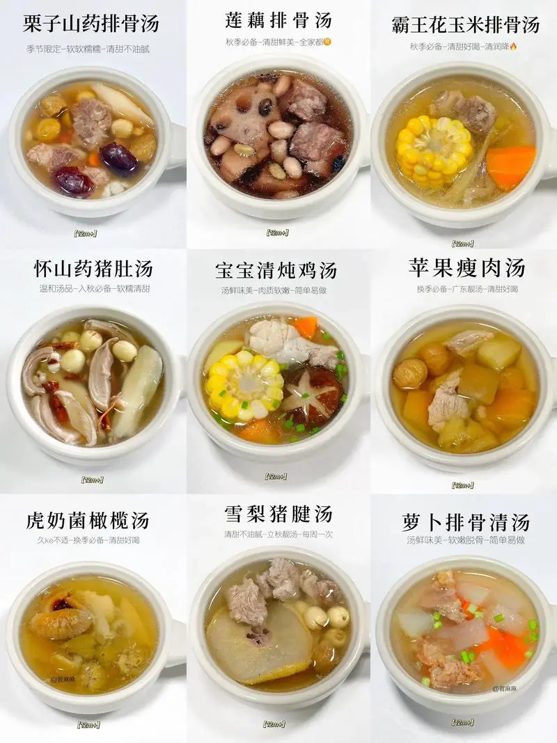 秋冬季煲什么汤好