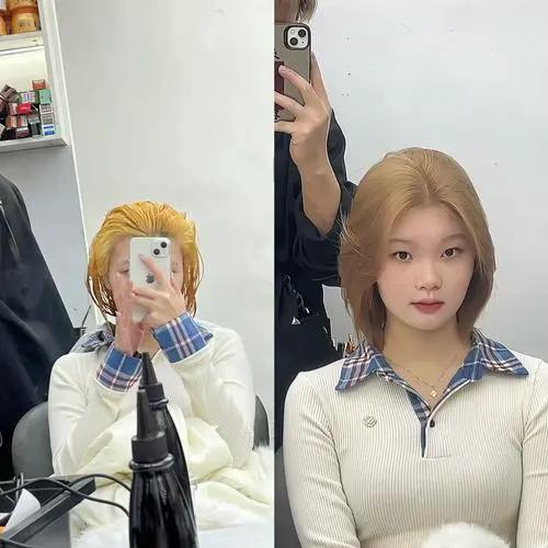 怎么把图片加头发颜色搭配