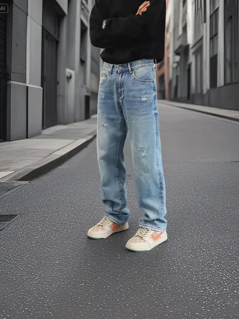 破洞牛仔裤怎么搭配外套