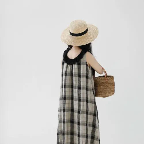 黑黄格子裙子怎么搭配什么围巾好看吗