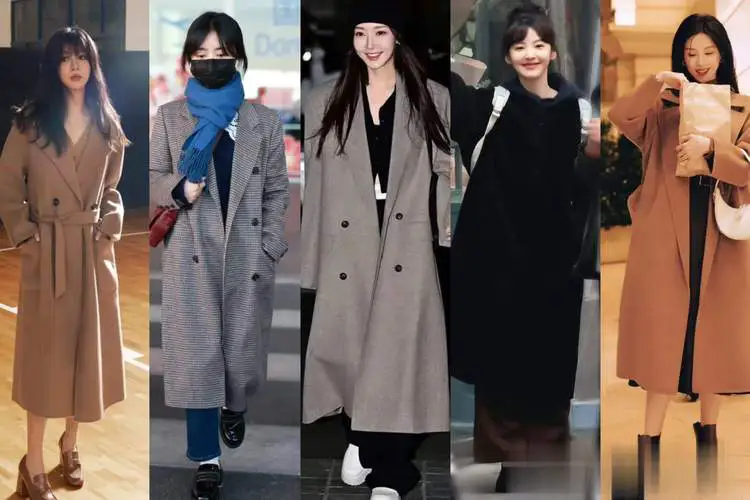 女的大衣怎么搭配衣服好看图片