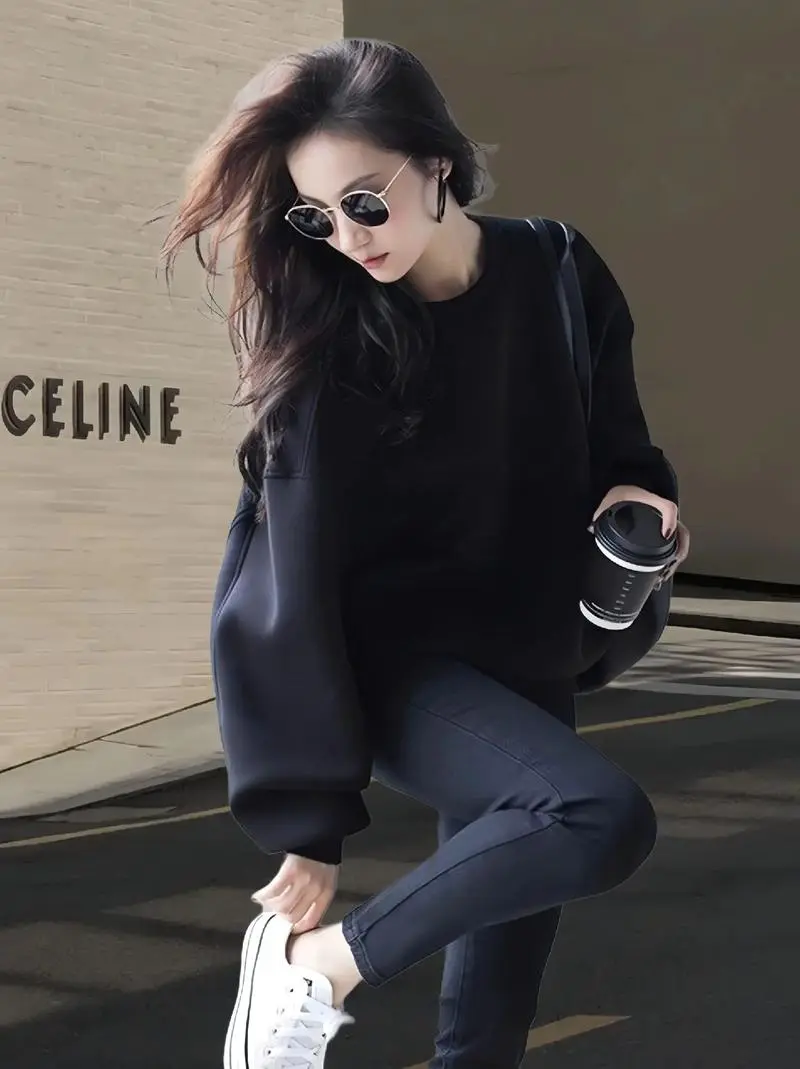 卫衣裤子外套怎么搭配图片