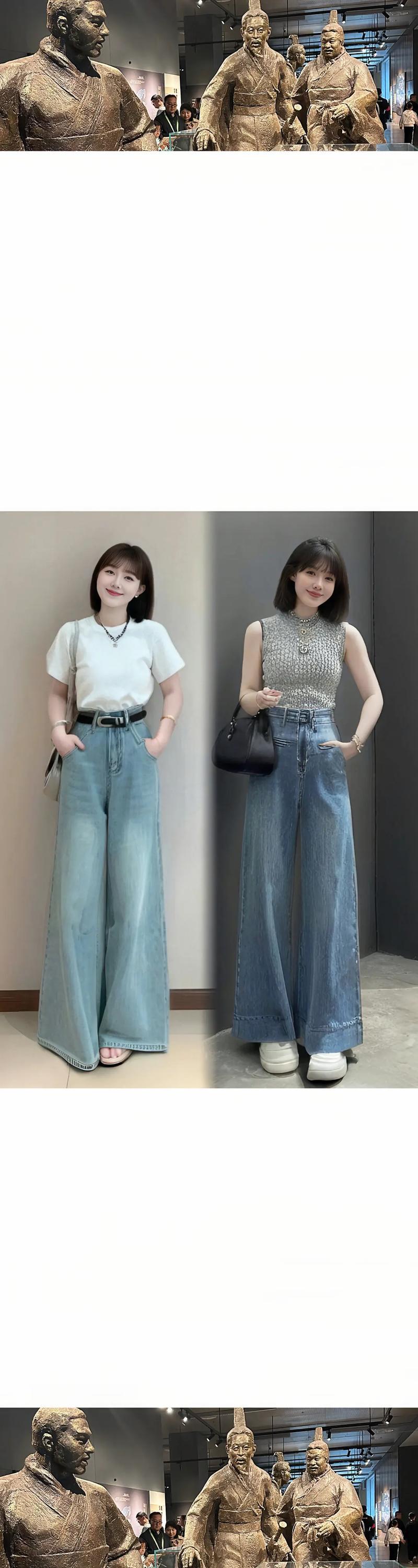 宽松阔裤怎么搭配外套