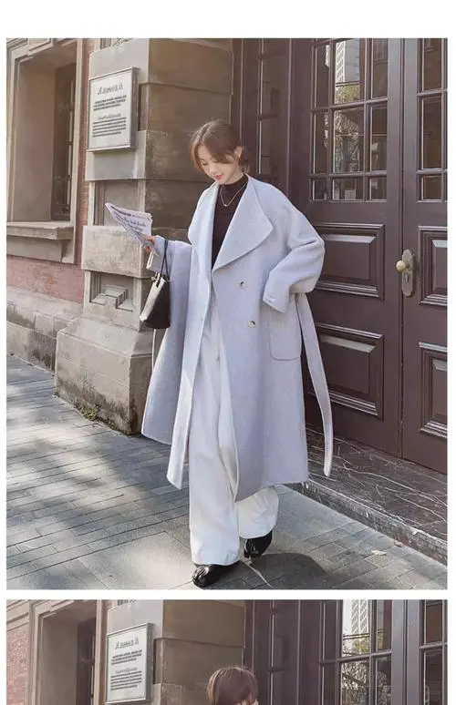 毛呢大衣女呢子外套怎么搭配什么围巾好看