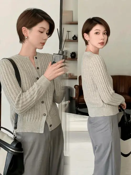 短发发型搭配衣服怎么搭配图片