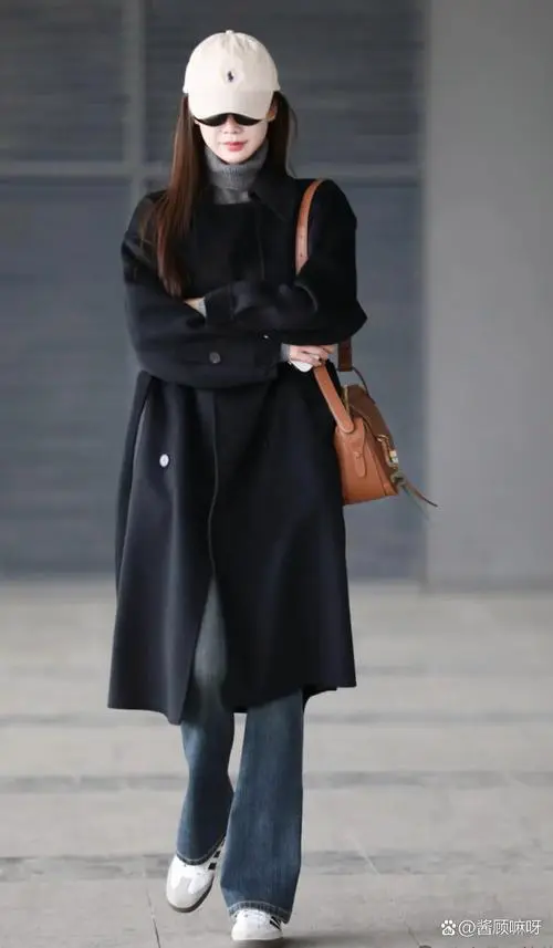 黑色的大衣怎么搭配衣服好看图片大全