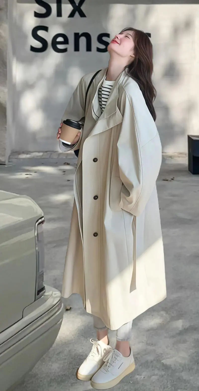 韩版长衣怎么搭配图片