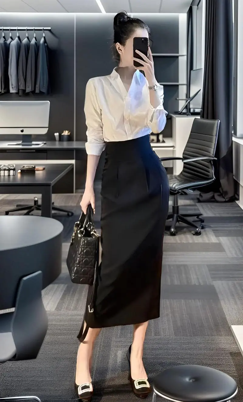 半身包臀裙子怎么搭配什么外套好看