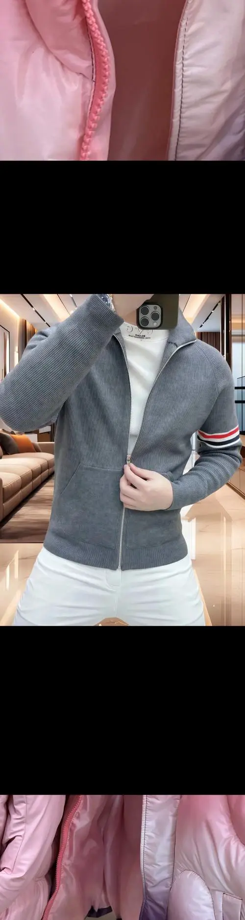 长款男士毛衣怎么搭配