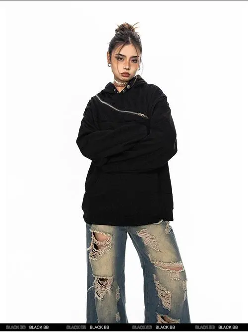 黑色连帽卫衣搭配什么外套