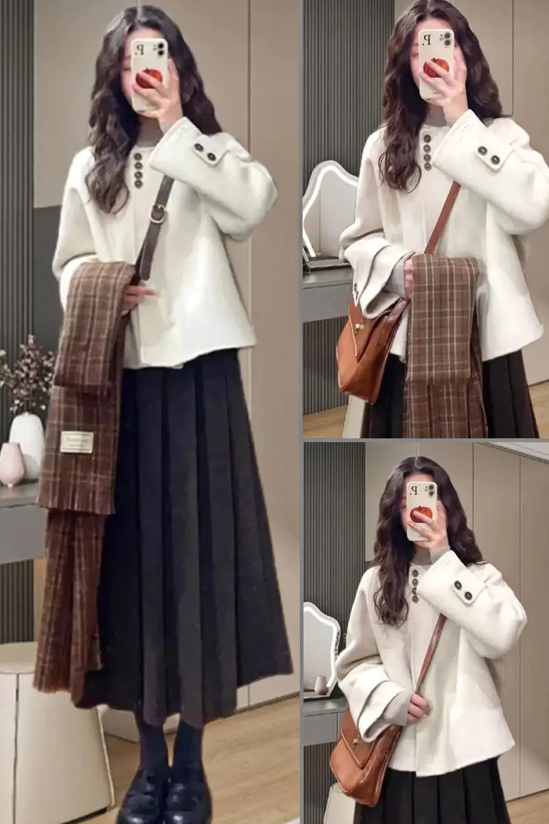 毛呢鞋子怎么搭配衣服好看