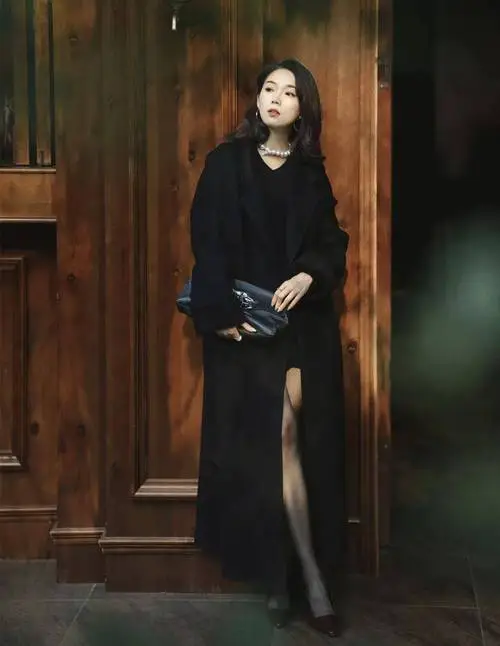 黑色的大衣怎么搭配衣服好看图片大全