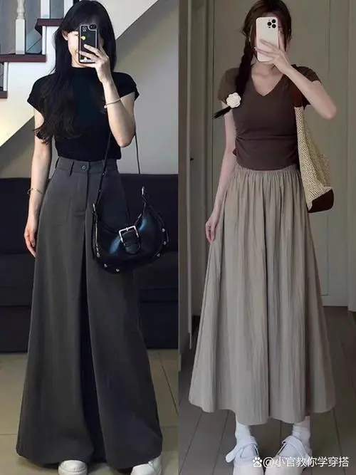 阔腿裤配什么样的上衣