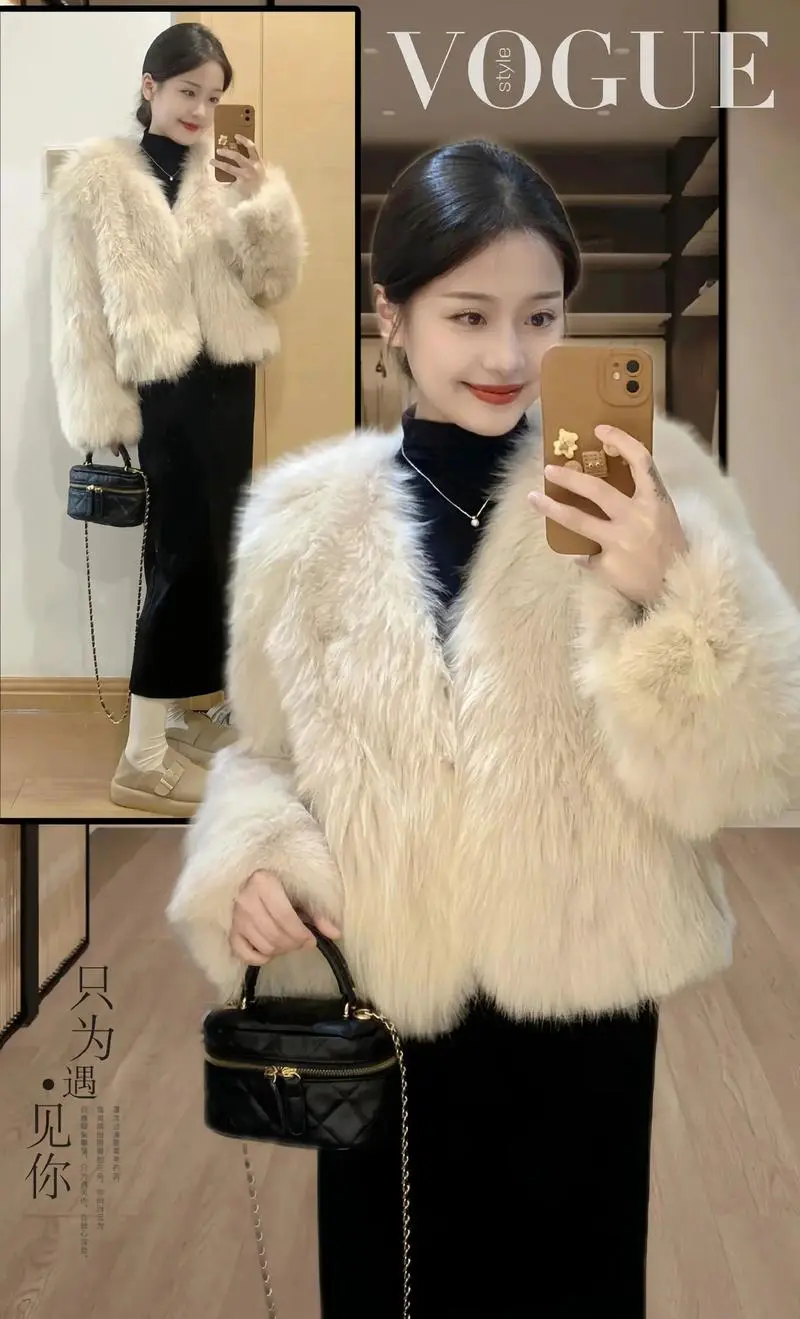 穿皮草配什么发型