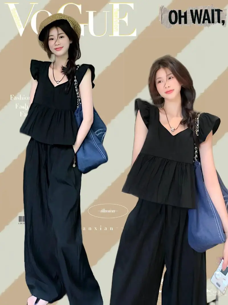 高腰宽松上衣怎么搭配裤子