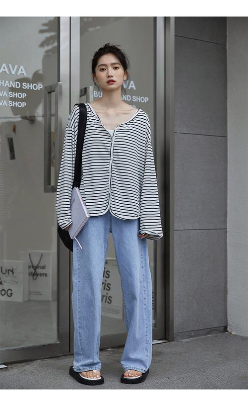 长款体恤外套怎么搭配