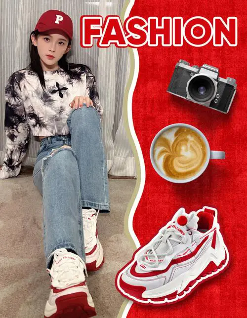 红色休闲鞋怎么搭配裤子