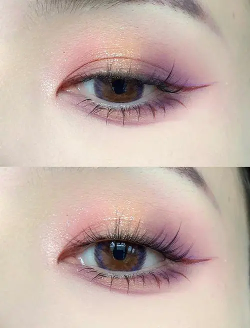 眼影两种颜色怎么搭配