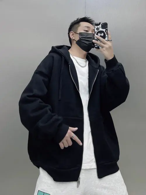 卫衣配什么外套好看男