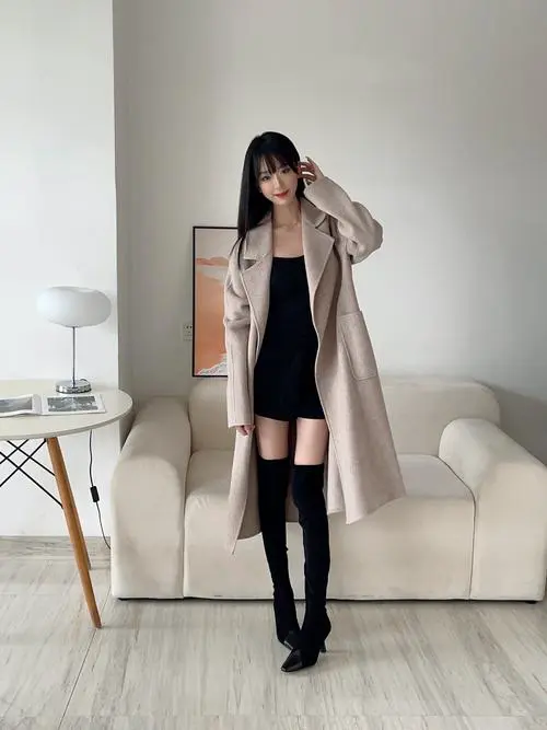 方头长靴怎么搭配