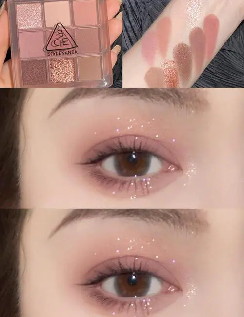 眼影粉色和紫色怎么搭配好看吗