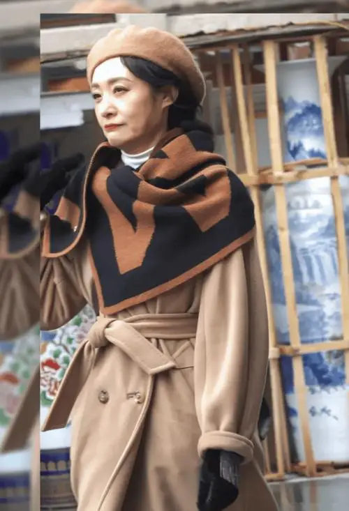 卡其棕的外套怎么搭配