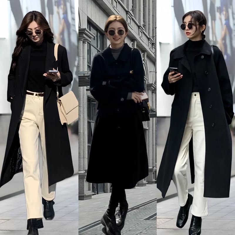 黑色大衣怎么搭配好看