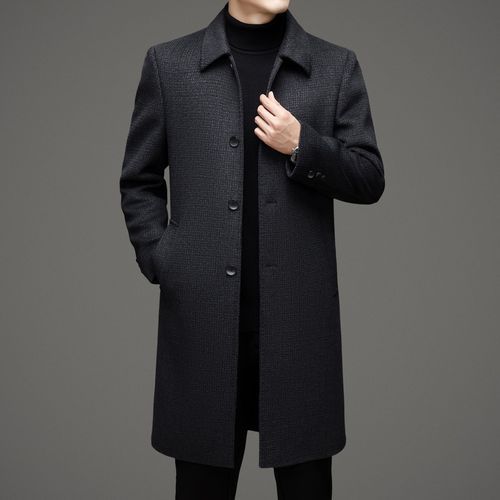 男毛大衣怎么搭配好看