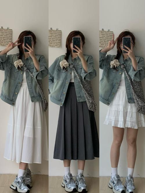 女装牛仔短款上衣外套怎么搭配什么裤子好看图片