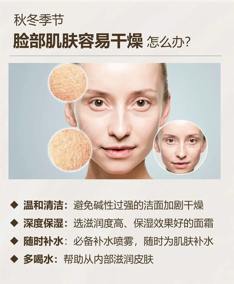 脸上干燥用什么补水