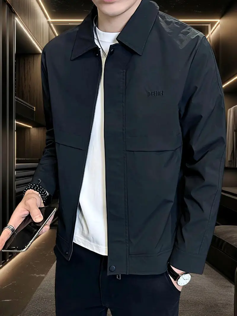 男士秋季休闲上衣怎么搭配什么外套好看图片大全