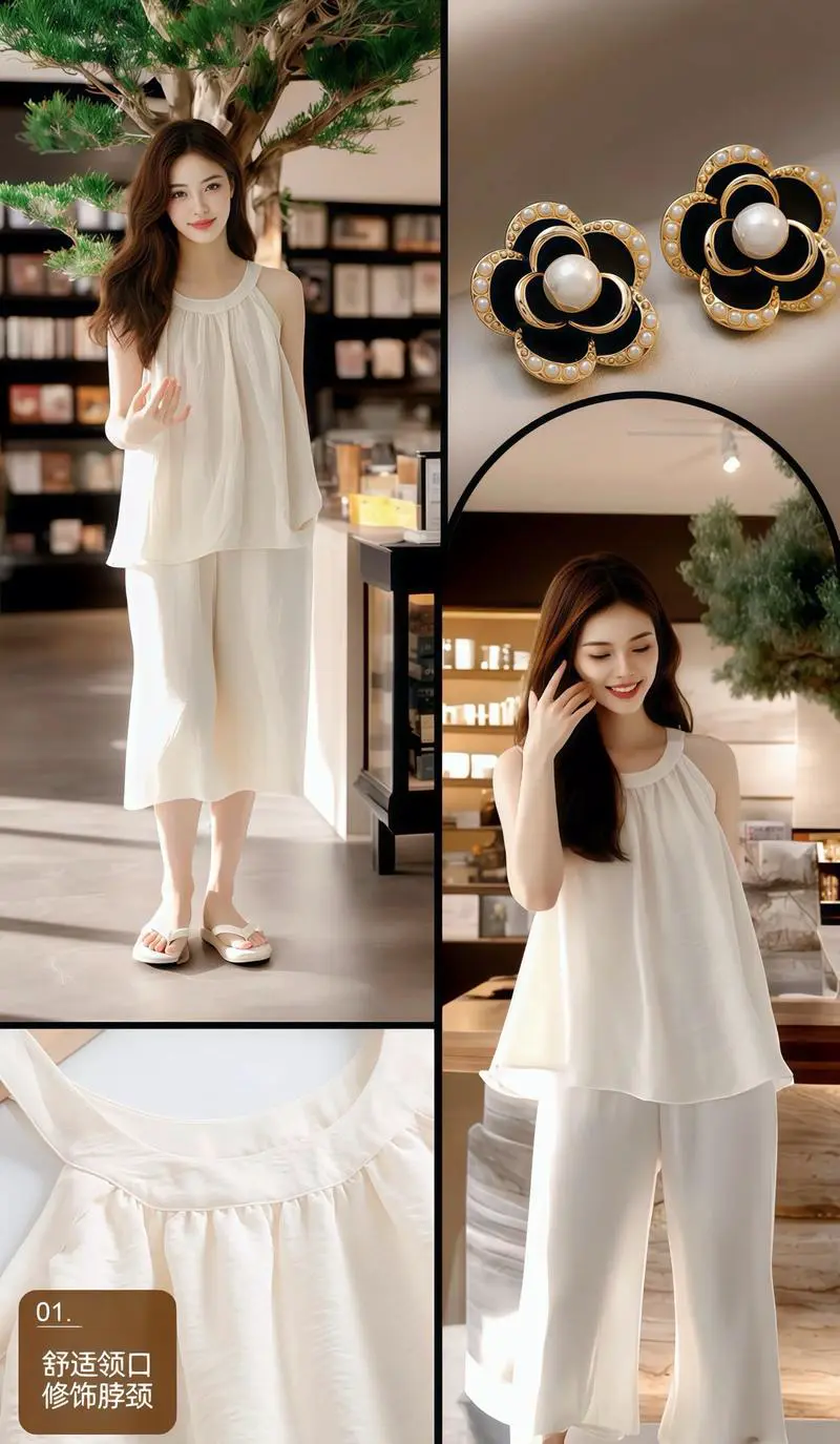 夏天睡衣外穿怎么搭配