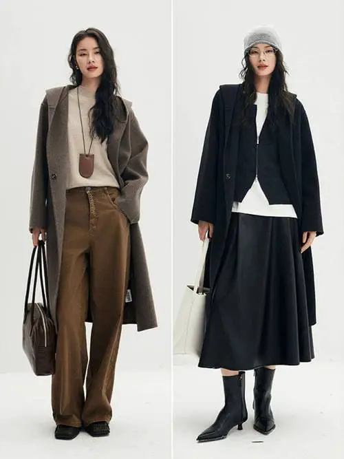 中长款羊毛大衣怎么搭配