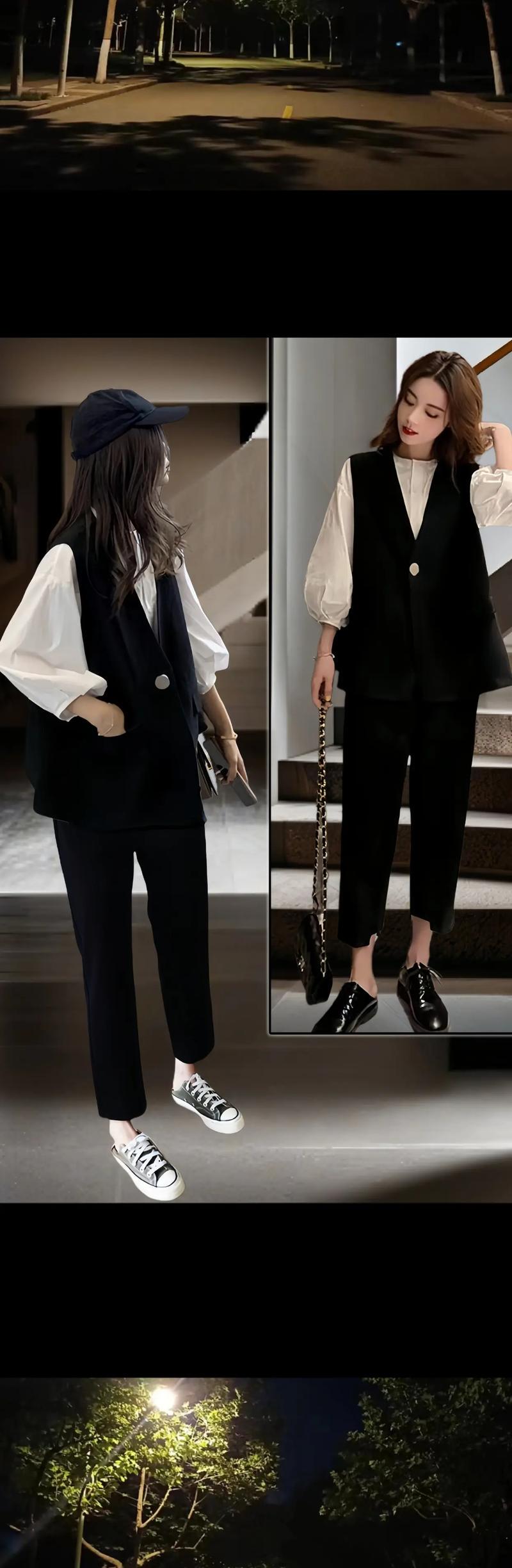 女式马甲西服怎么搭配