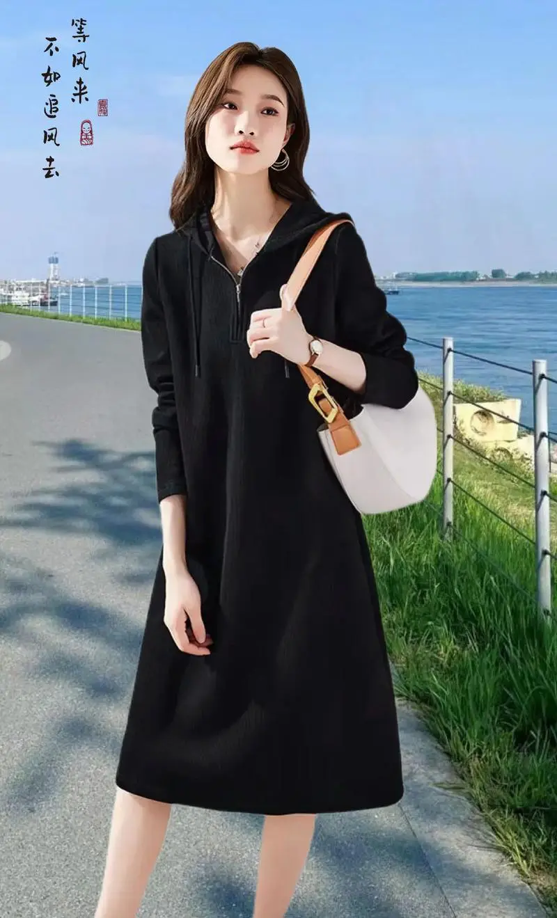 女士休闲连衣裙长款外套怎么搭配什么裤子好看