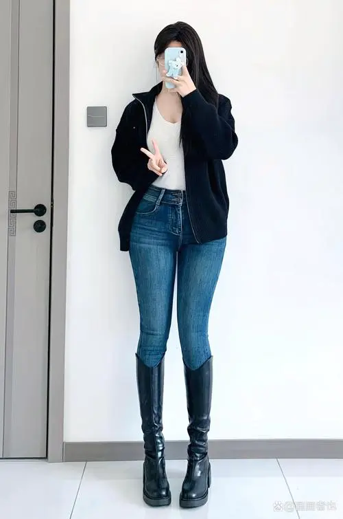 靴子要怎么搭配好看图片