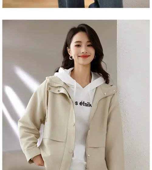 短帽衫怎么搭配什么外套