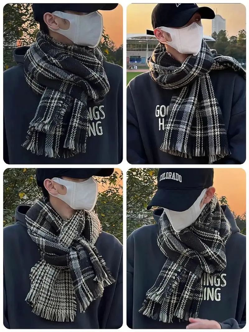 男生围巾什么颜色好看