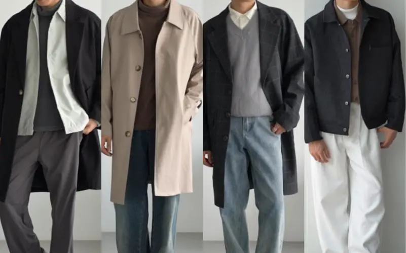 男毛大衣怎么搭配好看吗