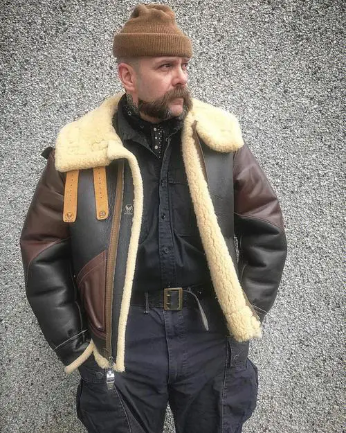 飞行员夹克怎么搭配